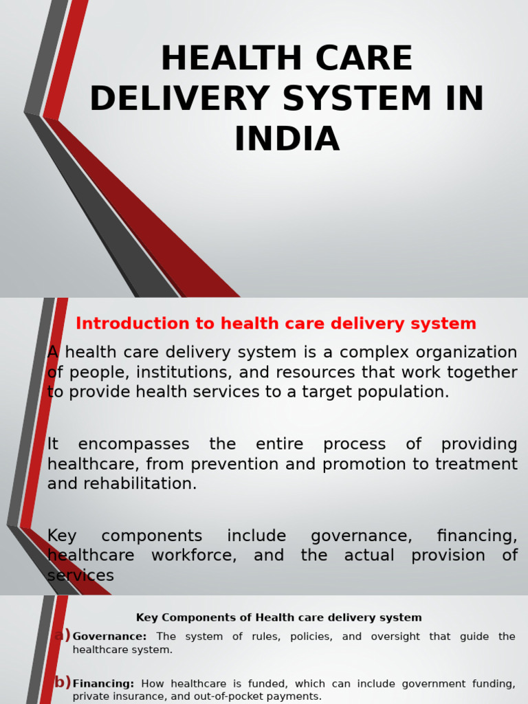 Healthcare Delivery System in India | PDF | Health Care | Health System