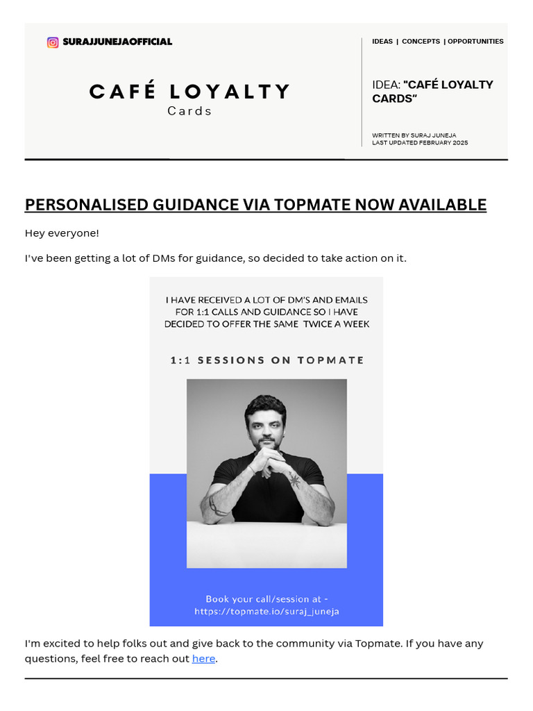 Café Loyalty Cards | PDF | Coffeehouse | Loyalty Program