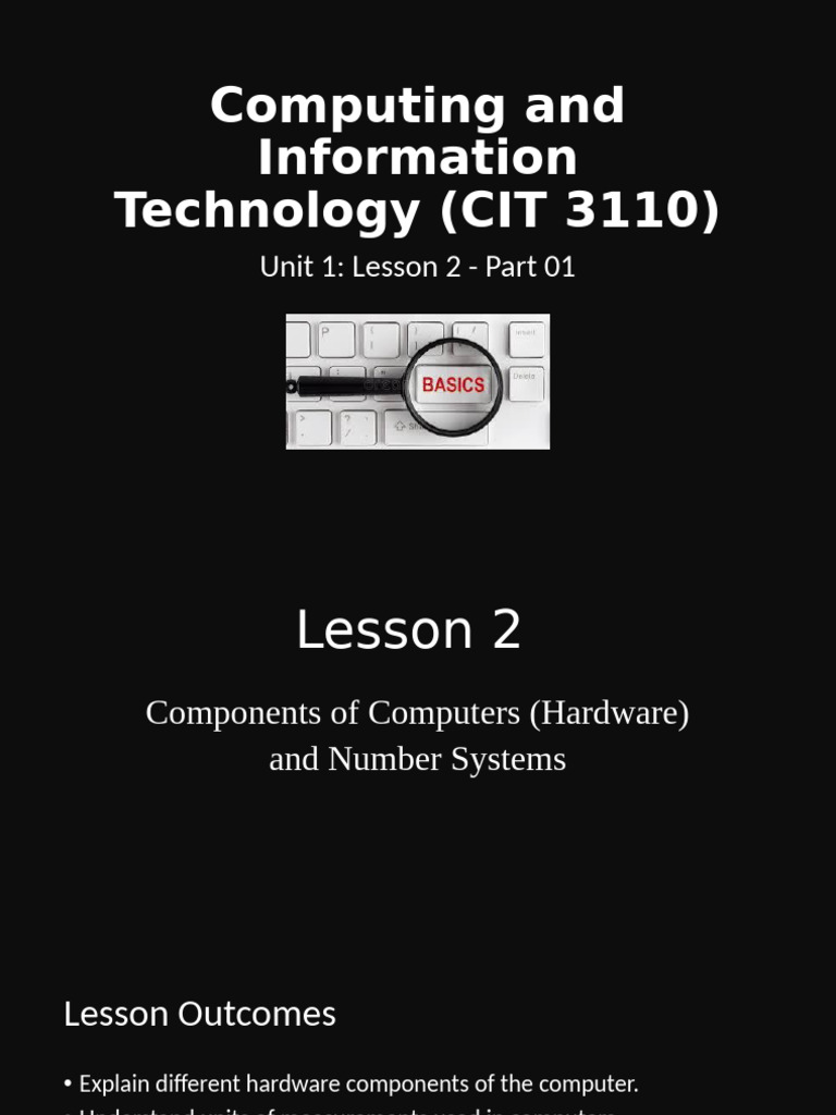 Computer Hardware and Storage Basics | PDF | Computer Data Storage | Byte