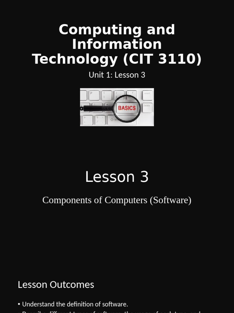 Understanding Computer Software Types | PDF | Operating System | System ...