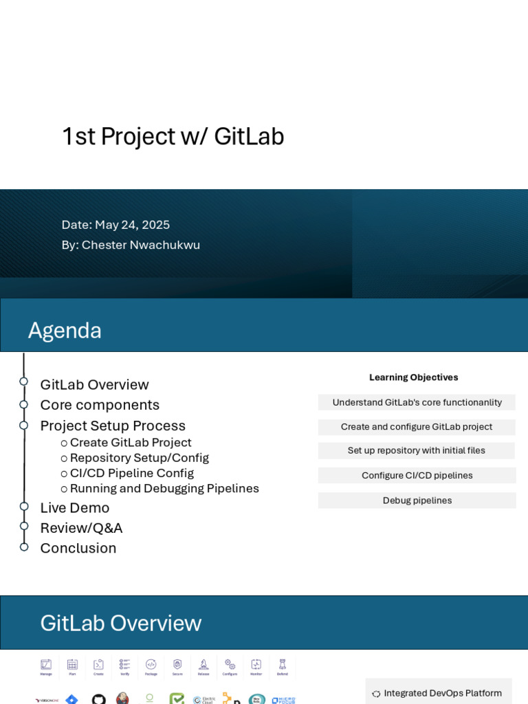 GitLab Project Setup and CI/CD Guide | PDF | Computer Science ...