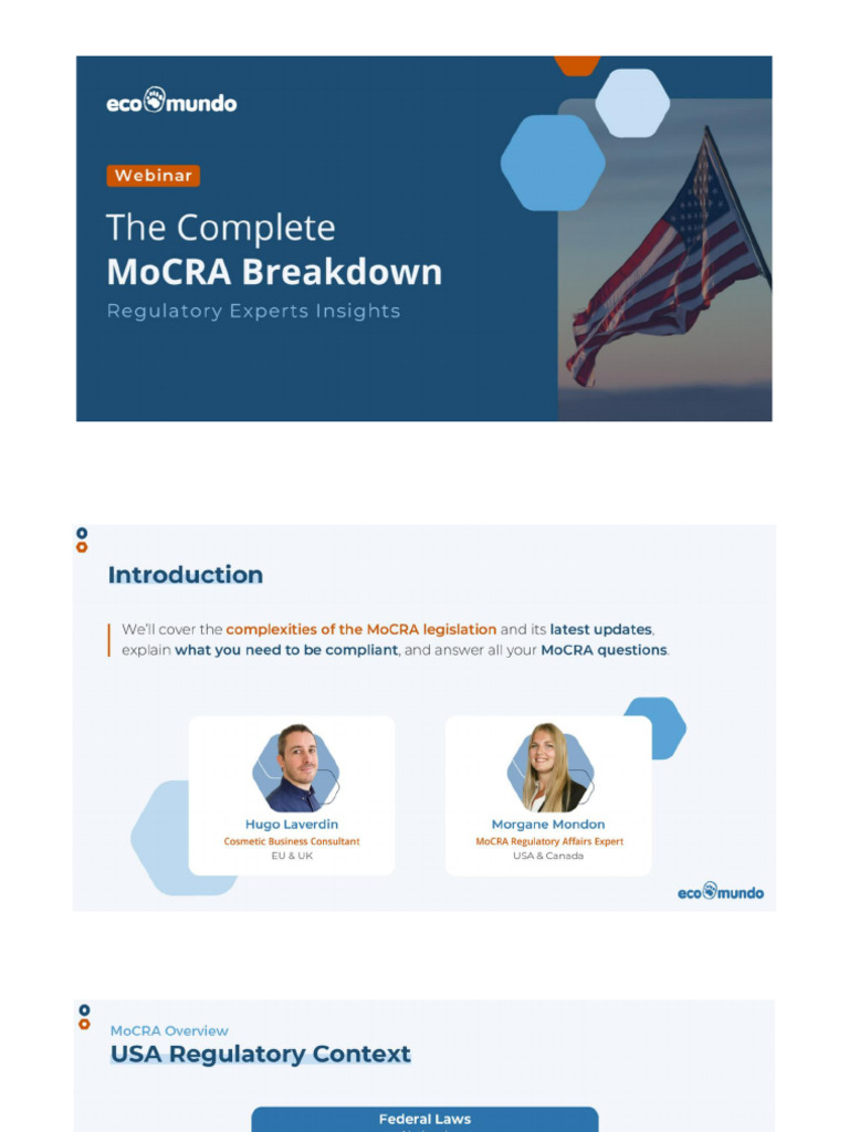 MoCRA- EcoMundo MoCRA Breakdown (1) | PDF