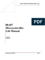 08.607 Microcontroller Lab Manual