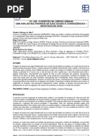 Acidentes de Limpeza Urbana - Um estudo de caso