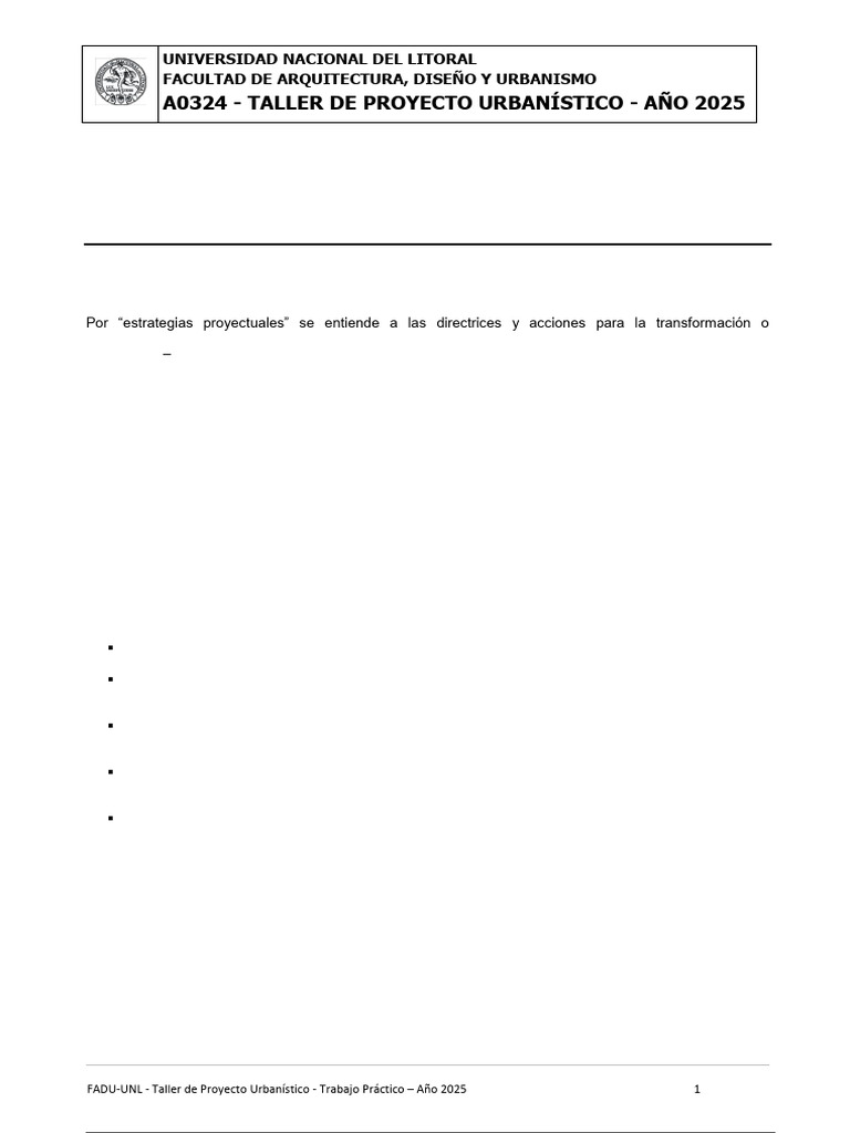 Tpu 2025 TP Anexo - 1 | PDF | Urbanismo | Diseño ambiental