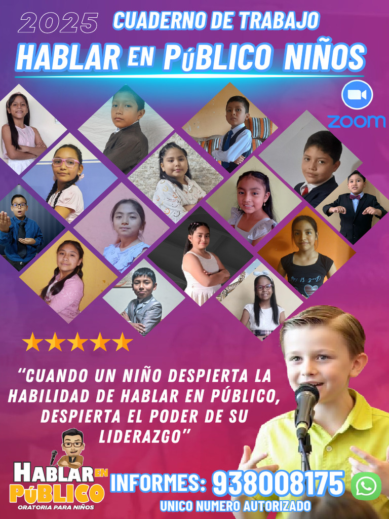 Habilidades de Oratoria en Niños | PDF | Hablar en público | Aprendizaje