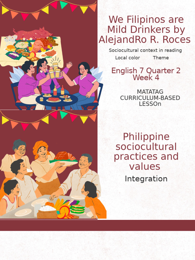 Sociocultural Values in Filipino Drinking | PDF | Alcoholic Beverages ...