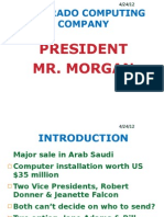 Colorado Computing Company: President Mr. Morgan