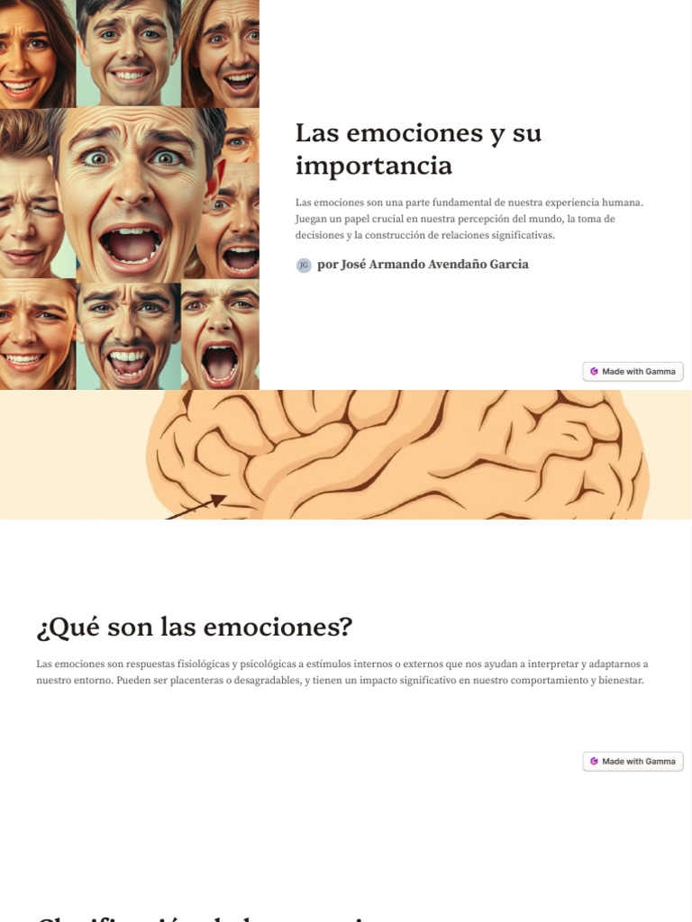 Mapa mental de las emociones y su importancia | PDF | Las emociones ...