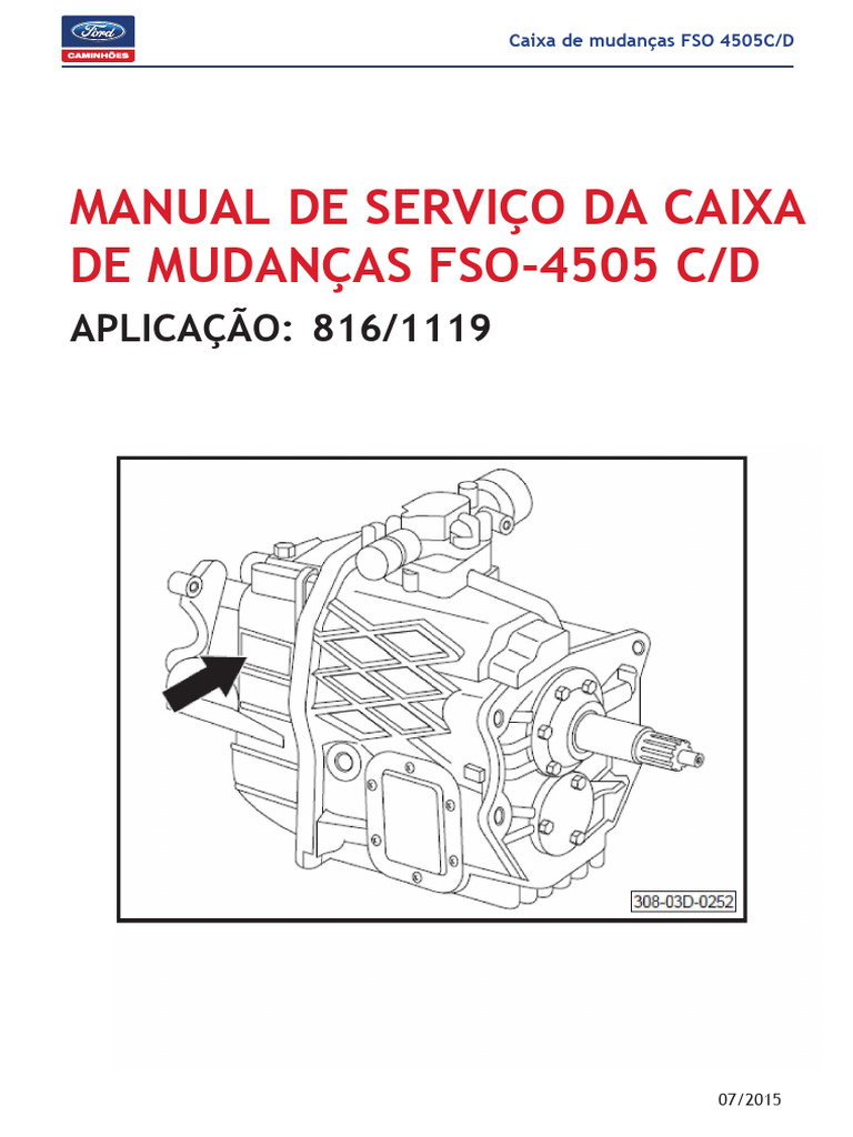 Manual de Serviço Caixa Eaton 4505C e 4505D | PDF | Máquinas ...