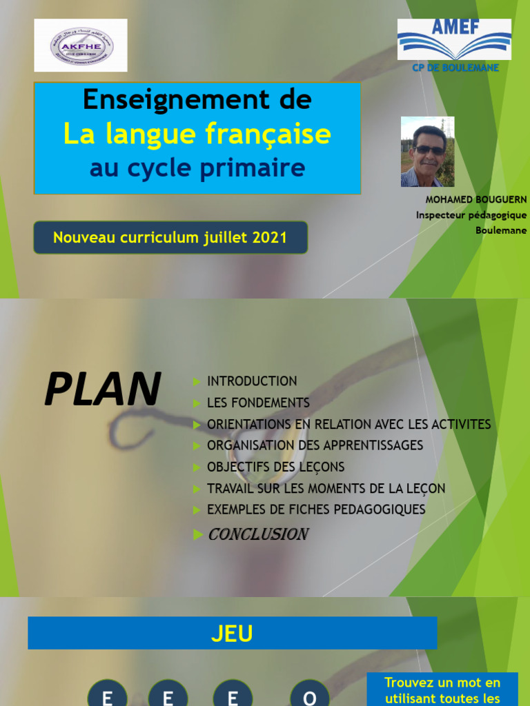 Enseignement du français au primaire | PDF | Pédagogie | Apprentissage