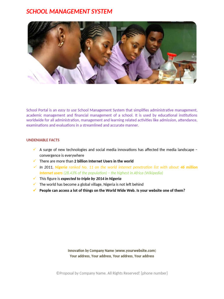 Comprehensive School Management System | PDF | Internet | Search Engine ...