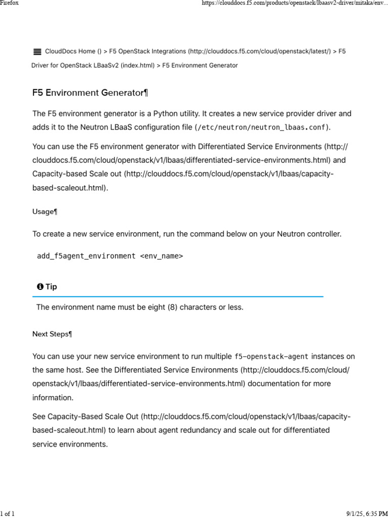 Environment Generator - HTML | PDF