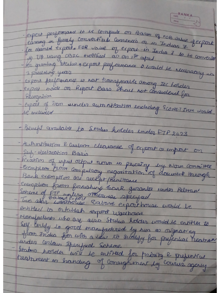 CA Final 2nd Note KG | PDF