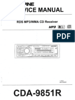 Alpine CDA-9851-R Service Manual