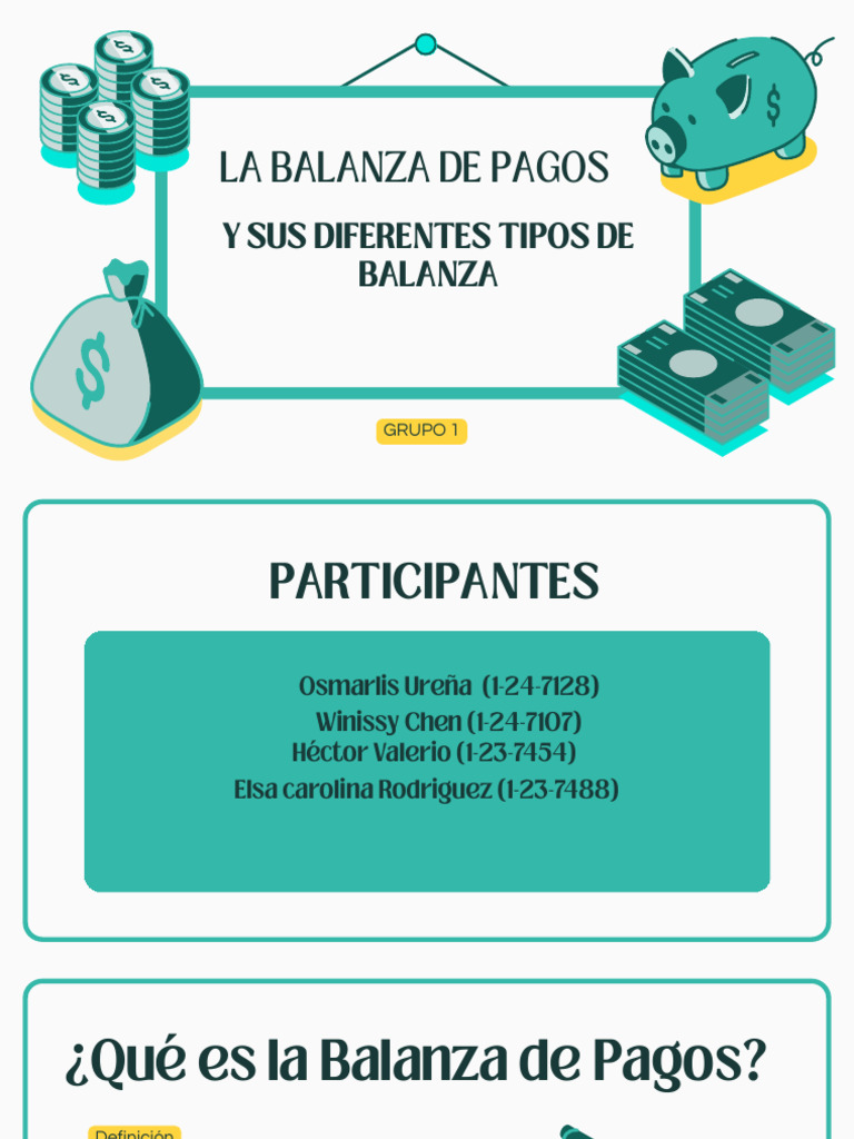 Balanza de Pagos: Tipos y Funciones | PDF | Balance de pagos | Ciencias ...