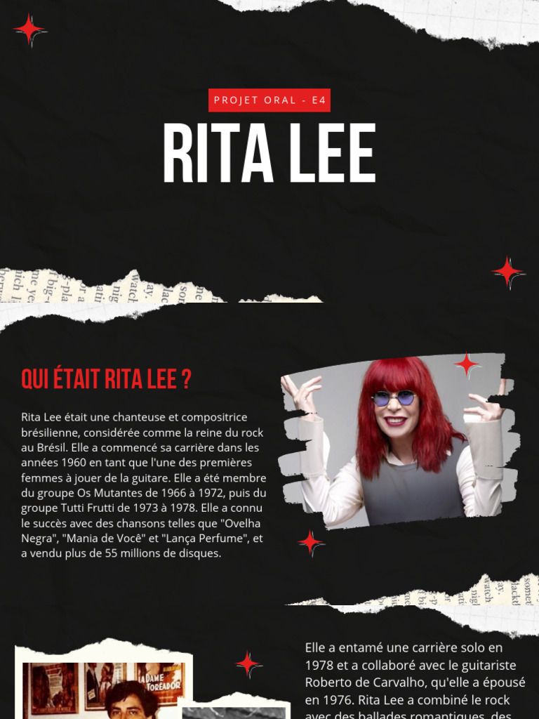 Rita Lee : Reine du rock brésilien | PDF