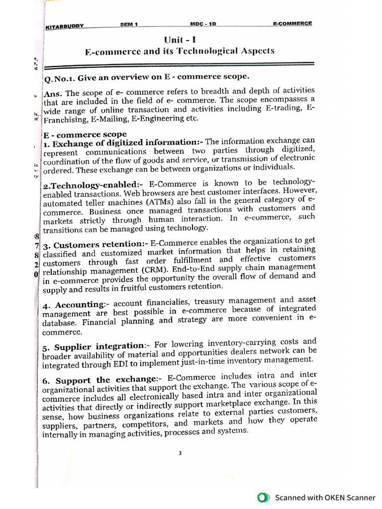 E Commerce | PDF