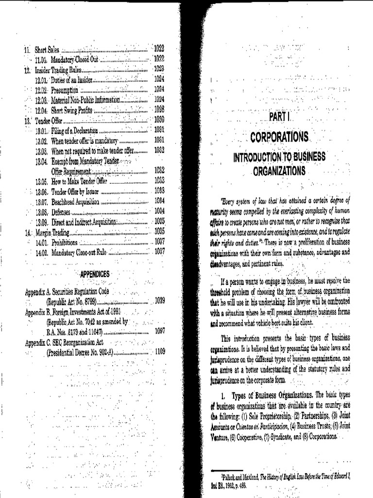 RCC Aquino 2024 - Part I - Corporations - Introduction | PDF