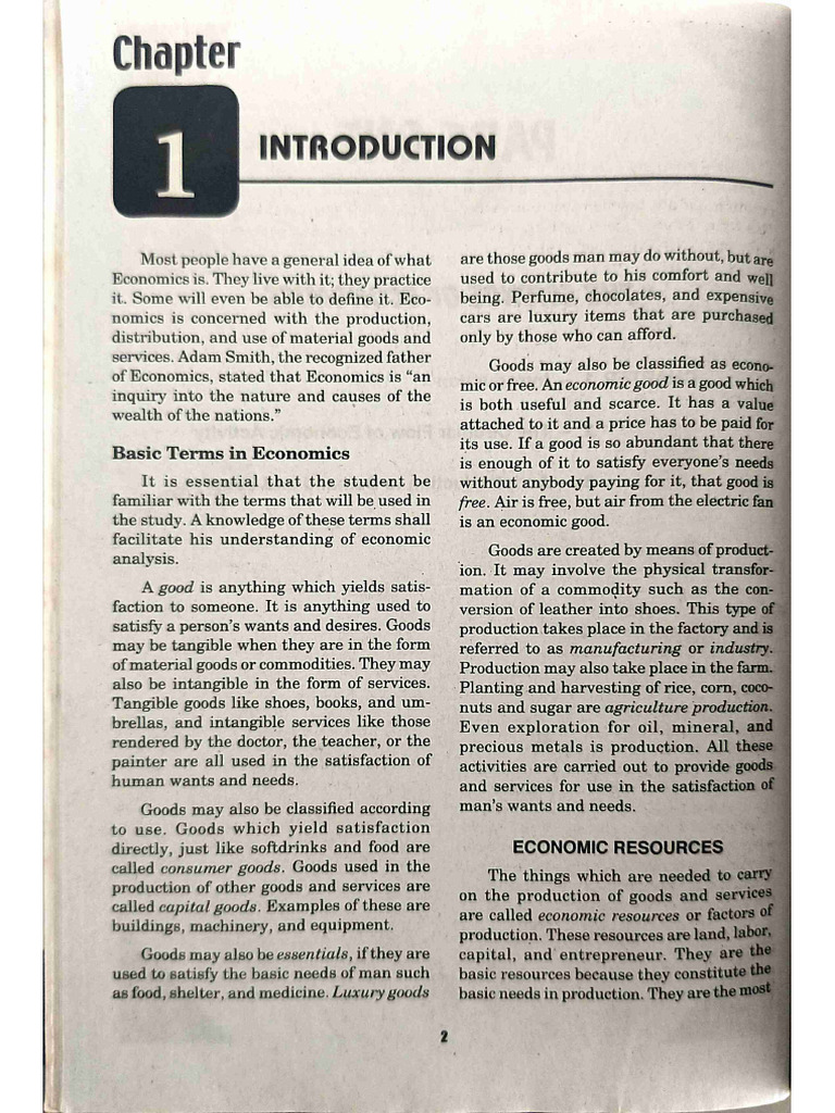 Chapter 1 Macroeconomics | PDF