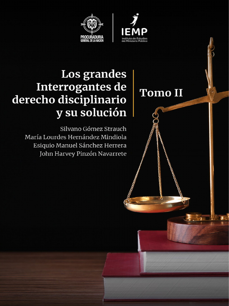 Interrogantes del Derecho Disciplinario II | PDF | Dignidad | Ley procesal