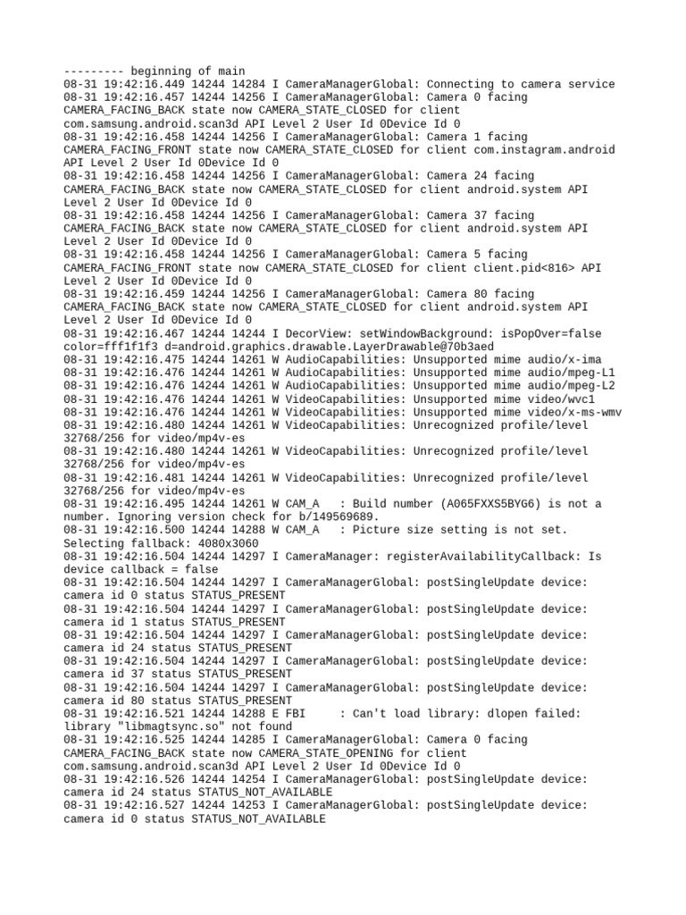 Log Cat 1756644136354 | PDF | Software Engineering | Computer Programming