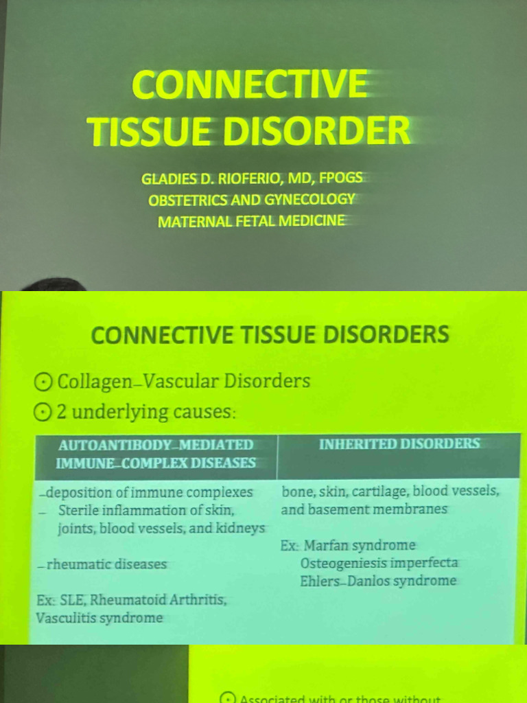 WEEK-3 Connective Tissue Disorders (Chapter 62) | PDF