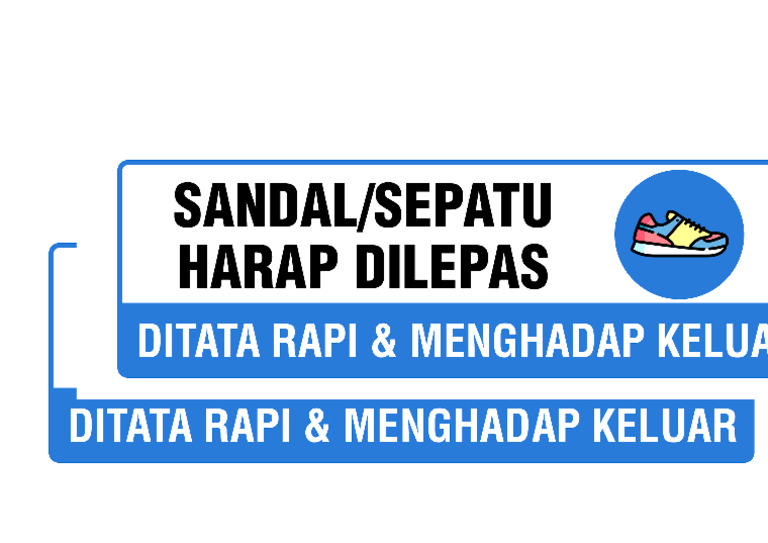 Tata Sepatu Dengan Rapi | PDF