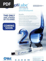 Download Optilube Sterile Lubricating Jelly 20ml syringes by Optimum Medical Solutions SN91011506 doc pdf