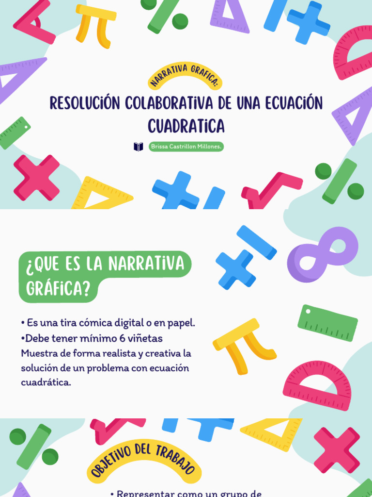 Presentación Diapositivas Academia de Matemáticas Ilustrado Rosa y Azul ...