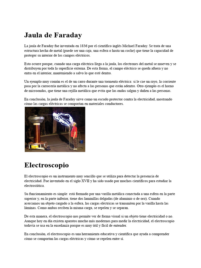 Jaula de Faraday | PDF