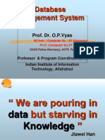 Database Management System: Prof. Dr. O.P.Vyas