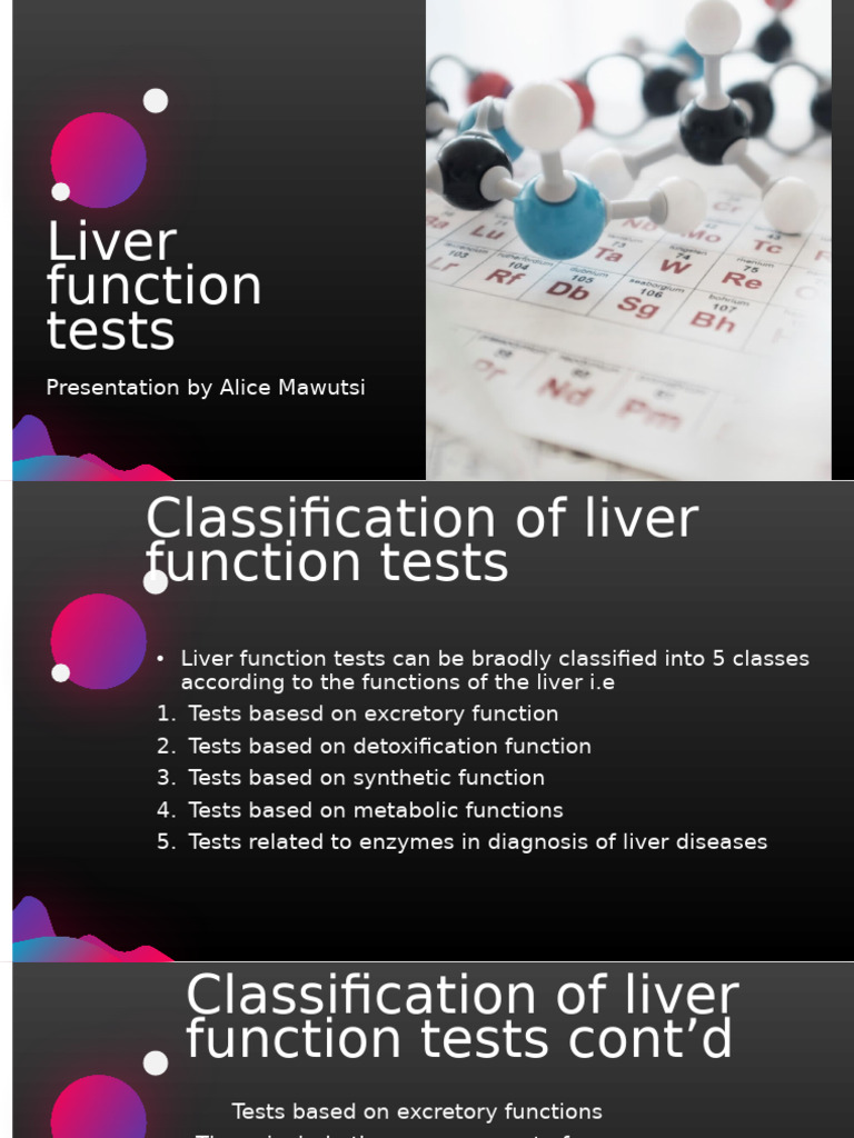 Overview of Liver Function Tests | PDF | Alanine Transaminase | Liver