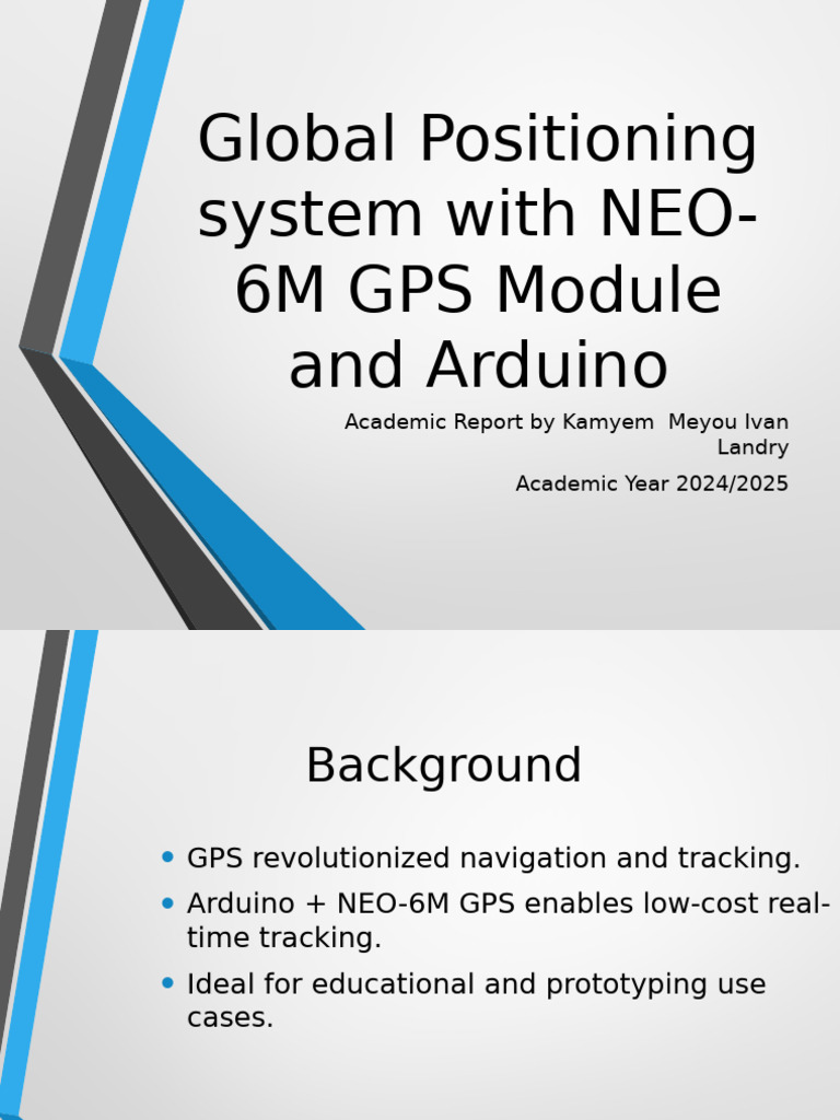 GPS Tracker Presentation Ivan | PDF