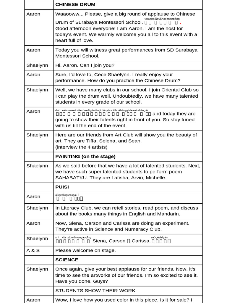 MC Script Kepo Market 24 | PDF