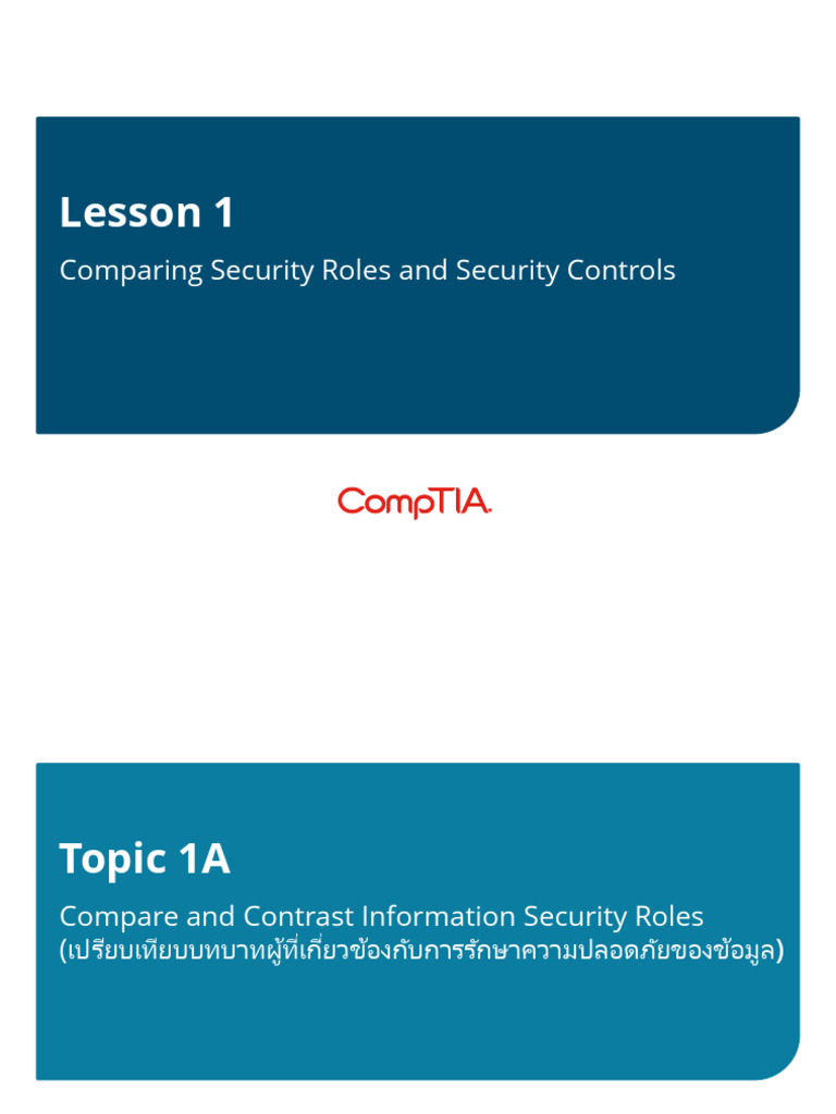 Security Roles and Controls Overview | PDF | Phishing | Computer Security