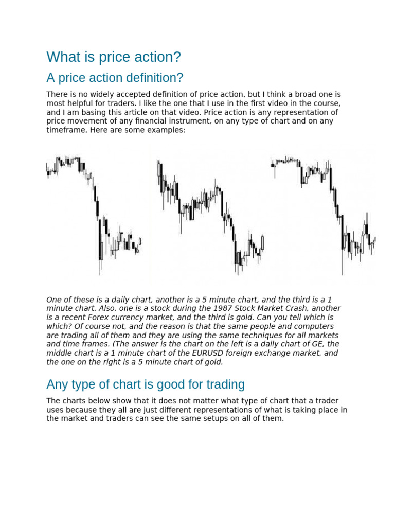 Understanding Price Action in Trading | PDF | Foreign Exchange Market ...