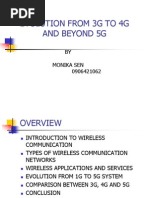 Evolution From 3g To 4g and Beyond 5g