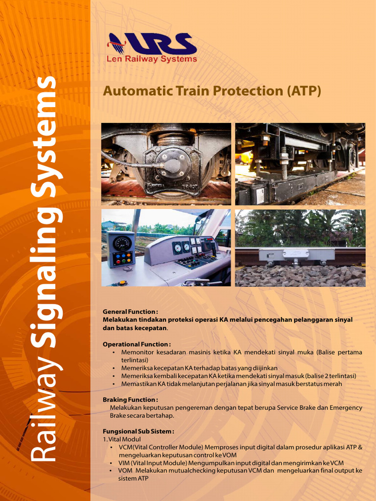 Automatic Train Protection (ATP) | PDF