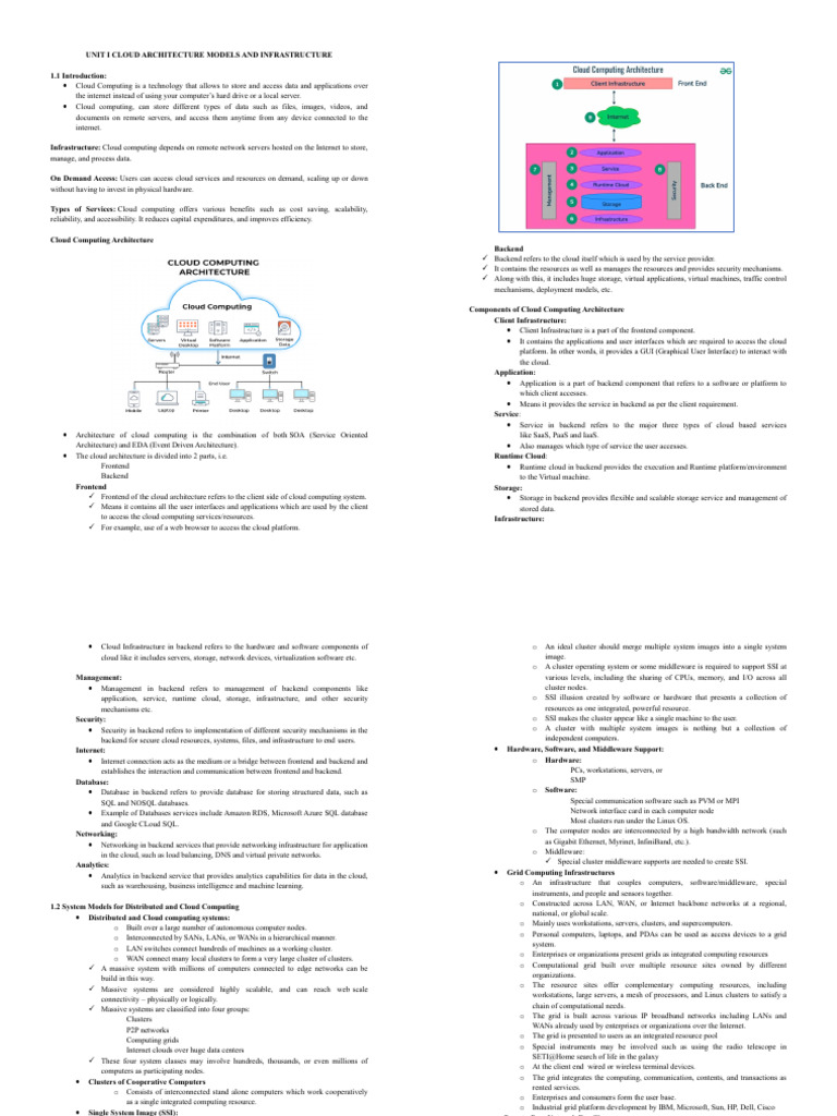 Client Infrastructure in Cloud Computing | PDF | Cloud Computing ...