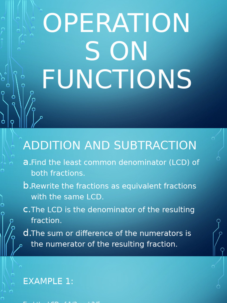 Operations on functions_ppt | PDF