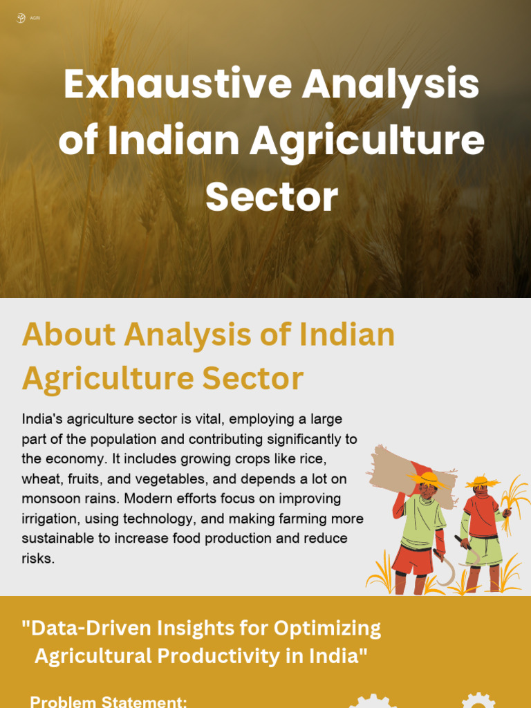 Data Analysis of Indian Agriculture | PDF | Agriculture | Crops