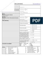 Formulas Cinematic A