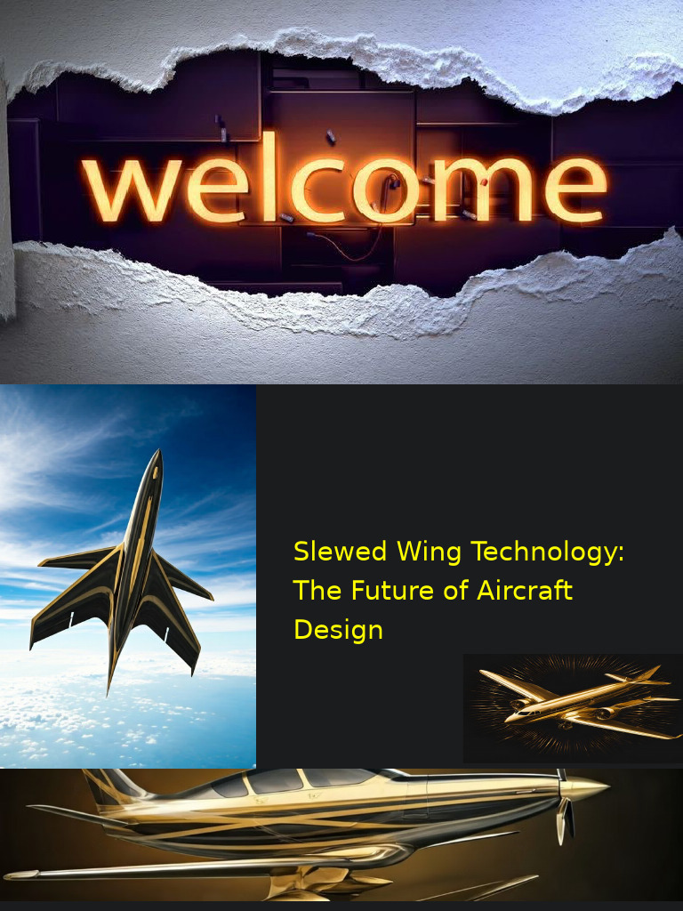 Slewed Wing Technology The Future of Aircraft Design (1) 2 | PDF | Lift ...