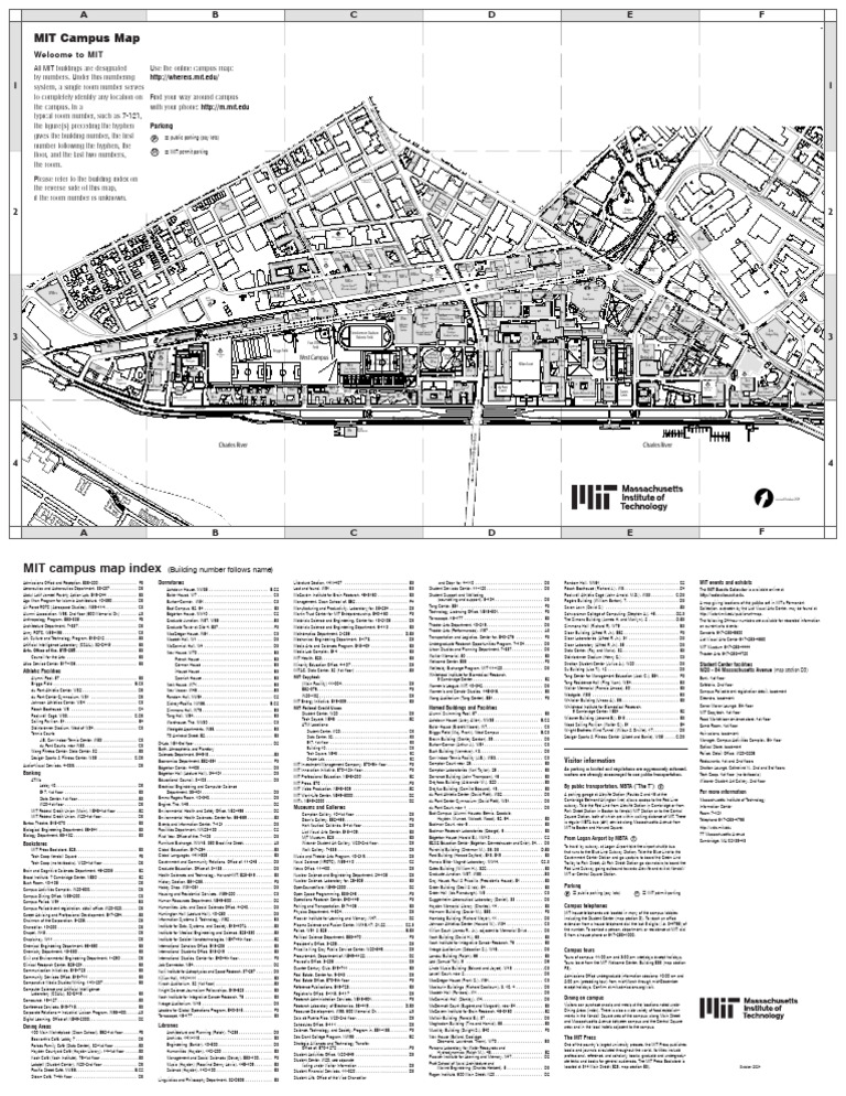 MIT Campus Map and Parking Guide | PDF