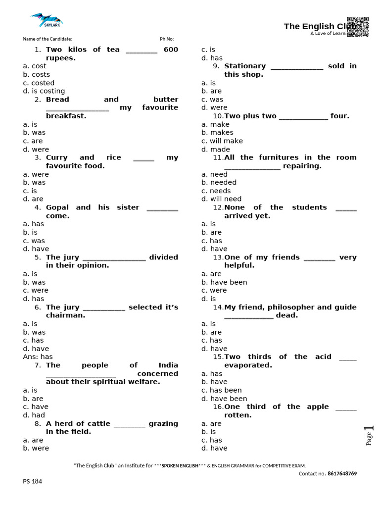 English Grammar Practice Exercises | PDF | Chess Theory | Chess