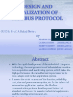 Design and Realization of Modbus Protocol: GUIDE: Prof. A Balaji Nehru By