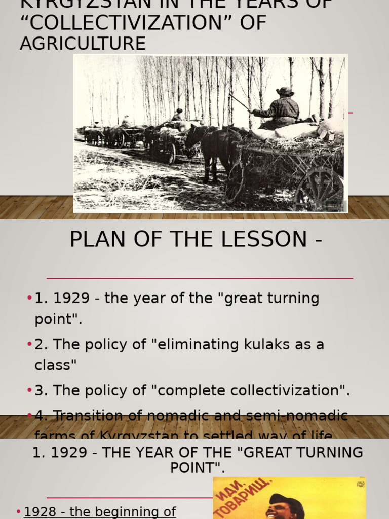 Collectivization in Kyrgyzstan: 1929-1939 | PDF | Communist States ...