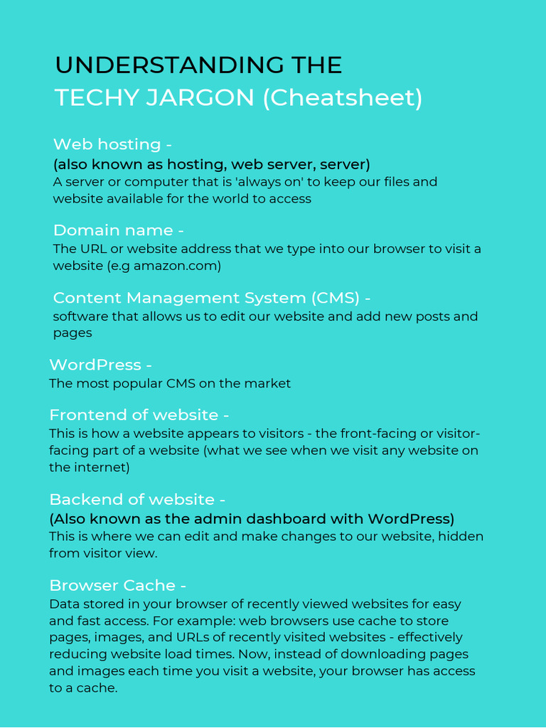 Lesson+8+ +Understanding+the+Techy+Jargon | PDF | World Wide Web ...