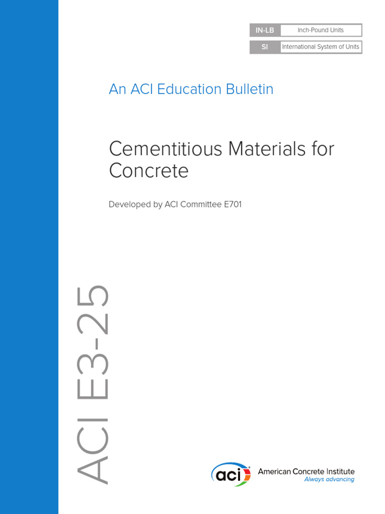 Cementitious Materials Overview | PDF | Cement | Concrete